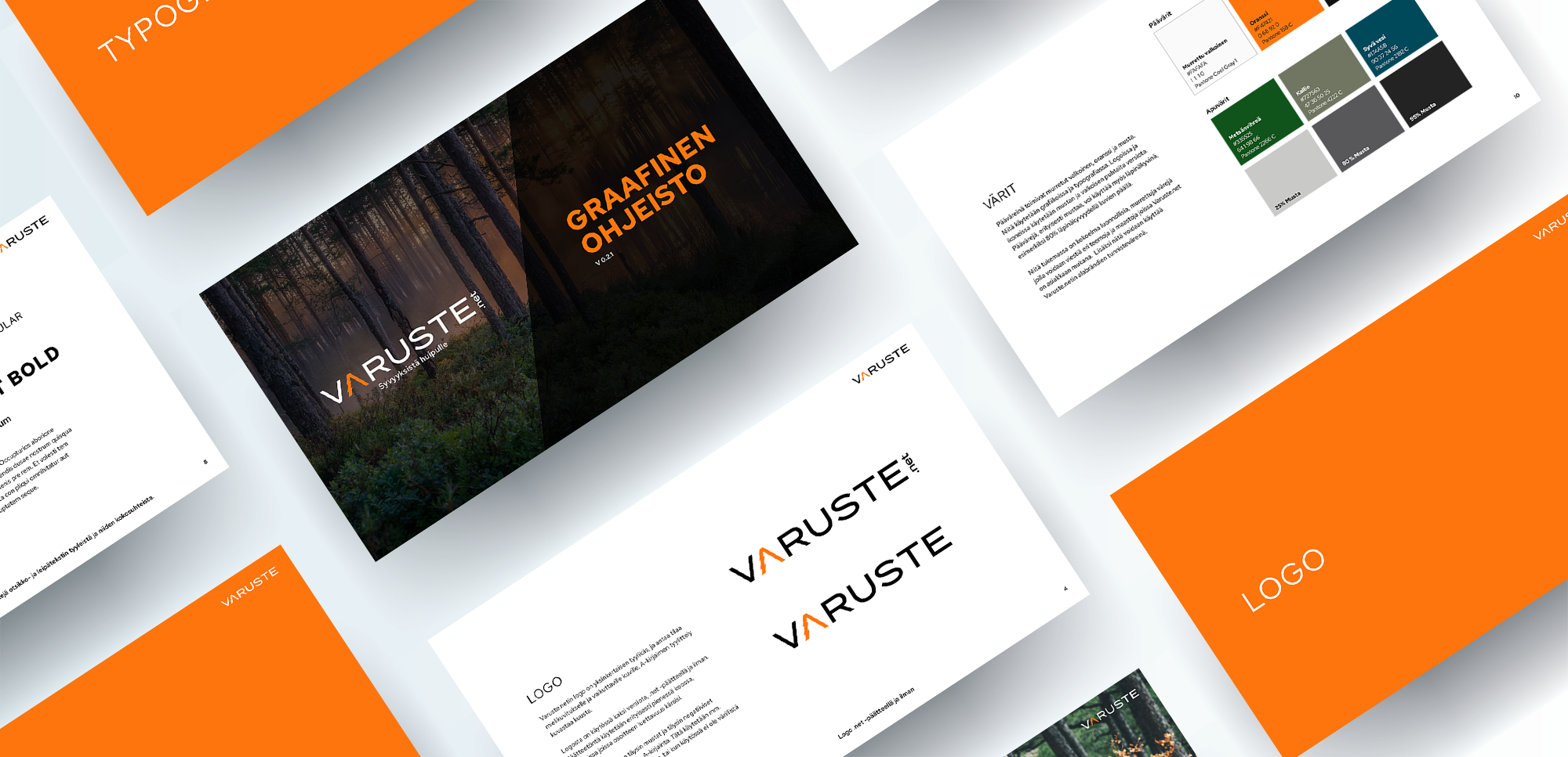 Varuste.net brand book view s 1