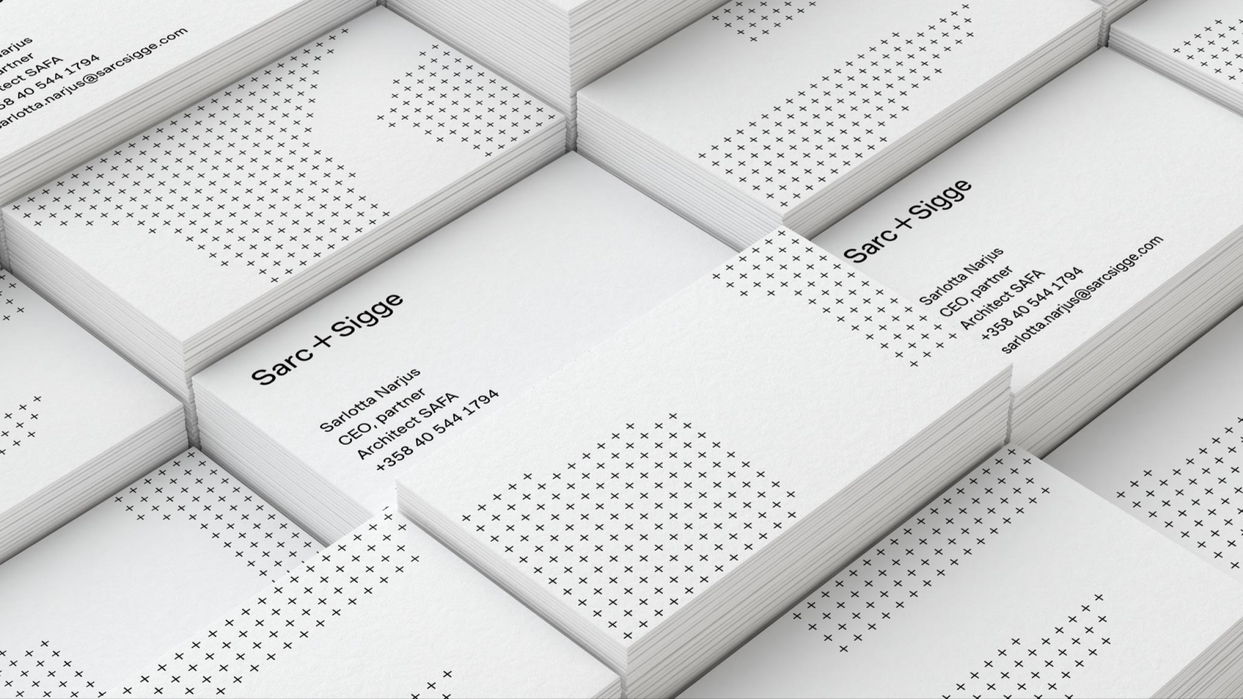 Sarc + Sigge, business cards